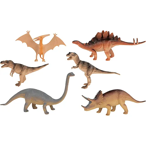 Idena Dinosaurier Spielfiguren - 6 Teile