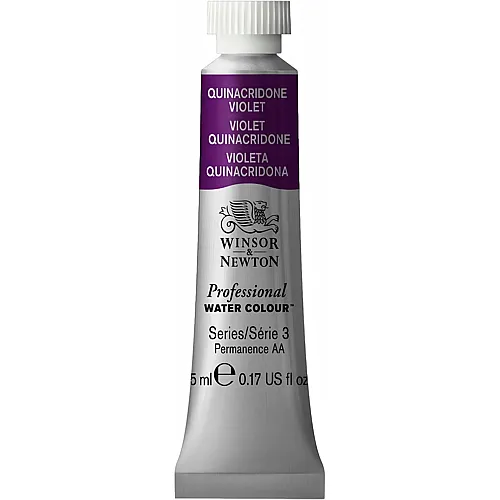 Winsor & Newton W&n Prof. Water Colour 5ml Tube Quinacridone Violett