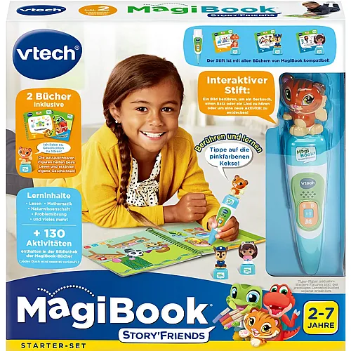 vtech Magibook StoryFriends inkl. Buch Tagesabl�ufe Lernstufe 1