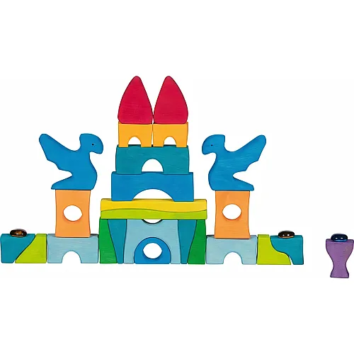Goki Schlossbaupuzzle Burg Funkelstein - 41 Teile