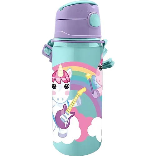 Kids Licensing Einhorn Aluminium-Trinkflasche - 500 ml