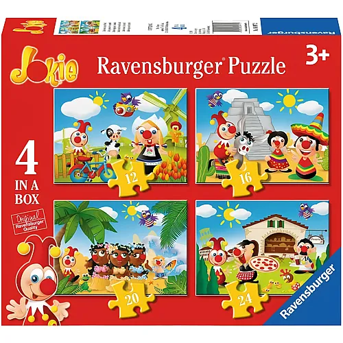 Ravensburger Puzzle 4in1 Jokie - 12 Teile