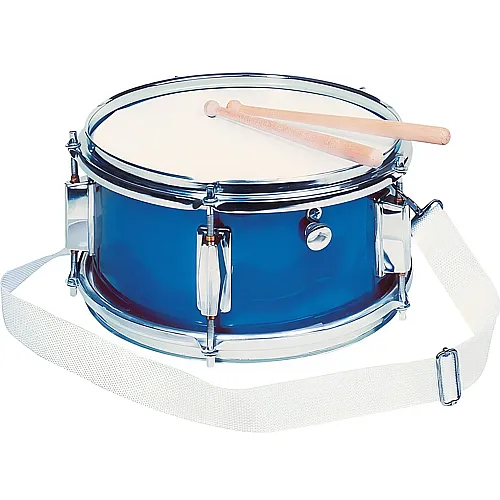 Goki Spielmannszug-Trommel mit Snare Blau