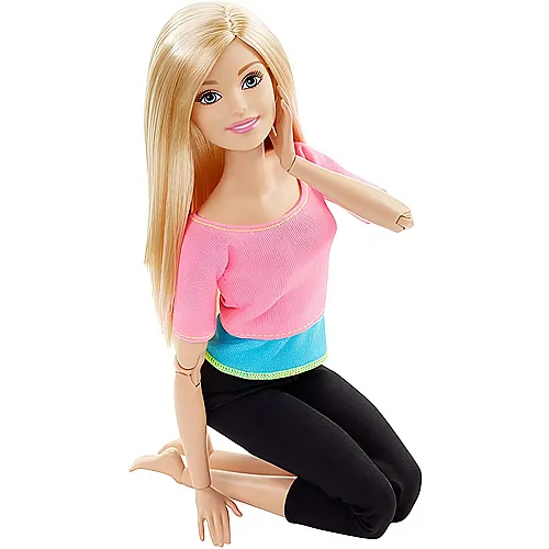 Barbie Made to Move Puppe mit pinkem Top