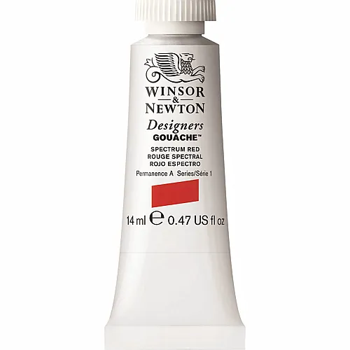 Winsor & Newton W&n Designers Gouache 14ml Tube Spektrumrot
