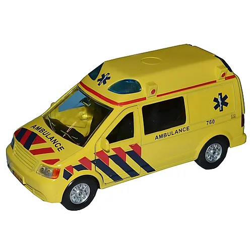 Die Cast Ambulanz Pull-Back