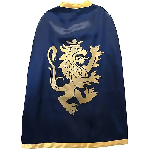 Liontouch Ritter Umhang L�we - Blau / Gold