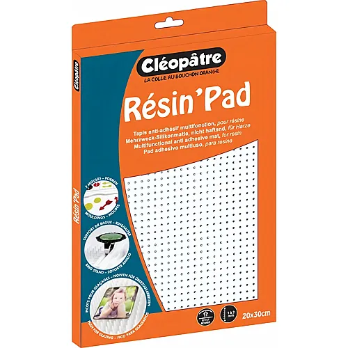 Cleopatre Resin'pad � Silikonunterlage Fur Das Arbeiten Mit Harzen 20x
