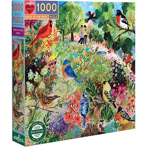 eeBoo Puzzle Birds in the Park (1000Teile)