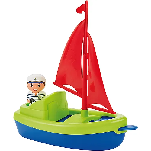 Ecoiffier Segelboot mit Spielfigur (22cm)