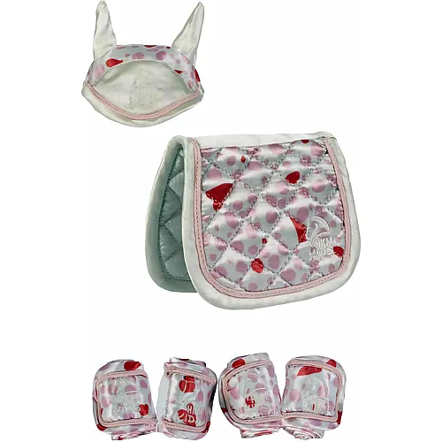 HKM Kids Designset Wollweiss/Pink