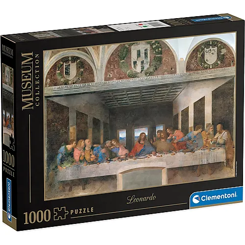 Clementoni Puzzle Museum Collection Leonardo - Das Abendmahl (1000Teile)