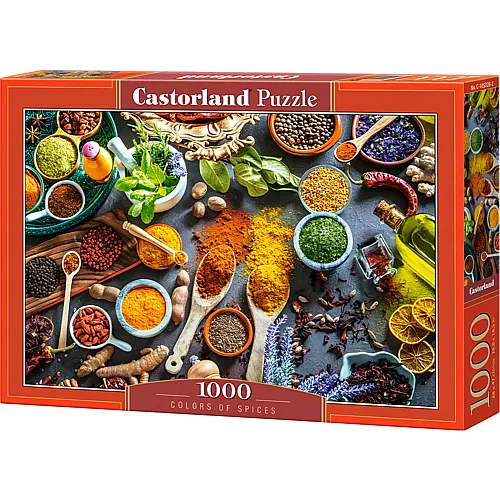 Castorland Puzzle Farben der Gew�rze - 1000 Teile
