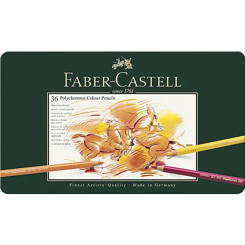 Faber-Castell Polychromos Farbstifte - 36 Teile