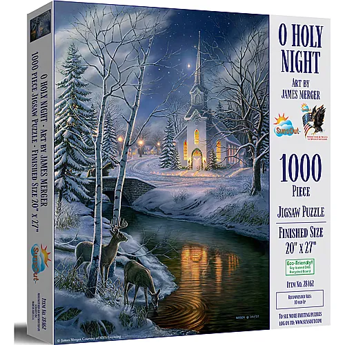 SunsOut Puzzle James Merger O Holy Night - 1000 Teile