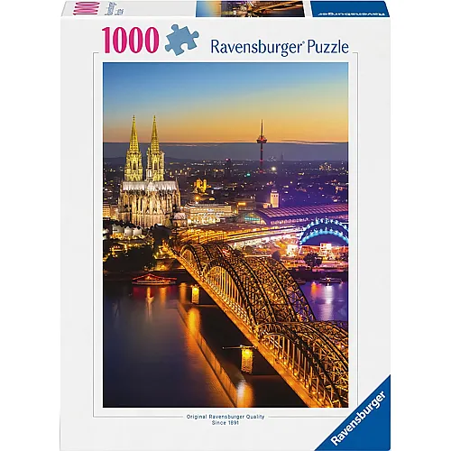 Ravensburger Puzzle Leuchtendes K�ln - 1000 Teile