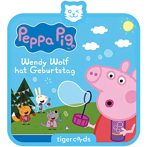 Tigermedia tigercard Peppa Pig (5) Wendy Wolf hat Geburtstag (DE)