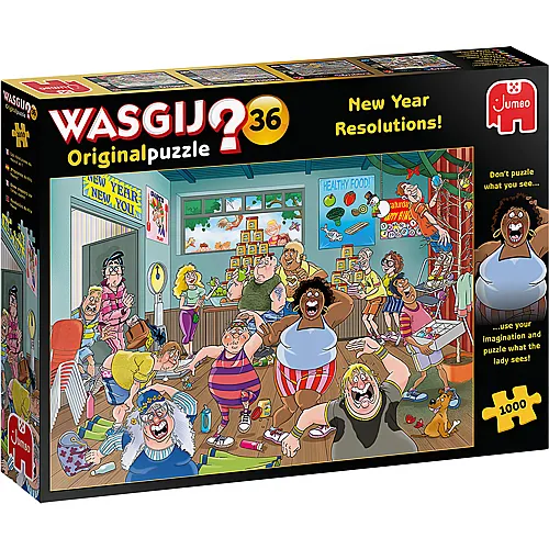 Jumbo Puzzle Original WASGIJ Neujahrs Vorstze! (1000Teile)