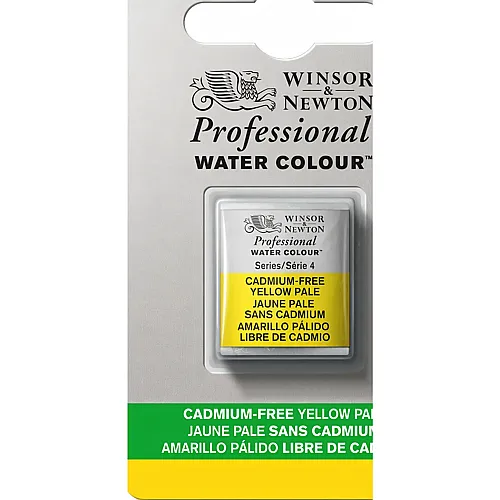 Winsor & Newton W&n Prof. Water Colour 1/2 N�pfchen Kadmiumfrei Gelfb Hell