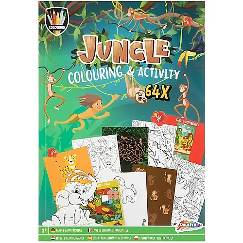 Creative Craft Group Mal- und Aktivittsbuch Dschungel