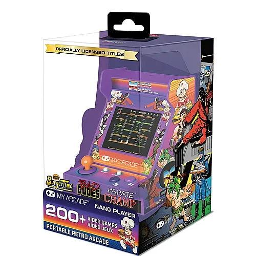 My Arcade Retro Nano Player 208 Games Spielkonsole, exkl. 4x AAA