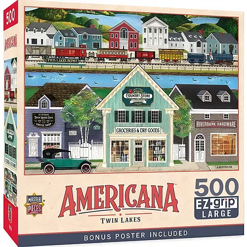 Master Pieces Puzzle Americana Twin Lakes - 500 Teile