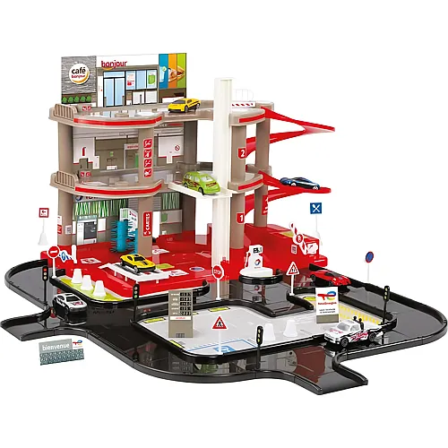 Starlux Total Garage mit Tankstelle 3 Ebenen