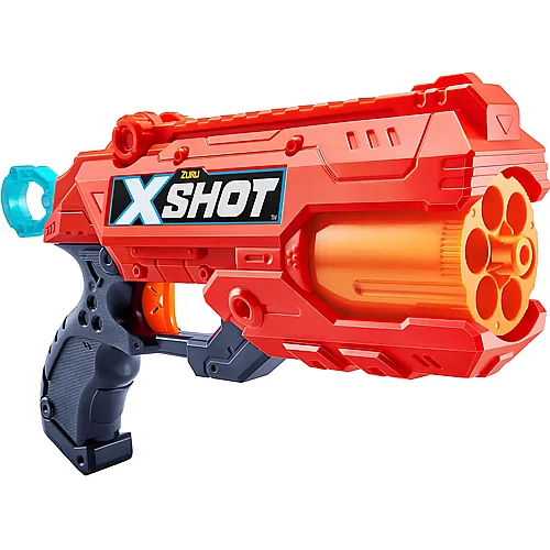 X-Shot Reflex 6 Blaster (12Darts) Rot
