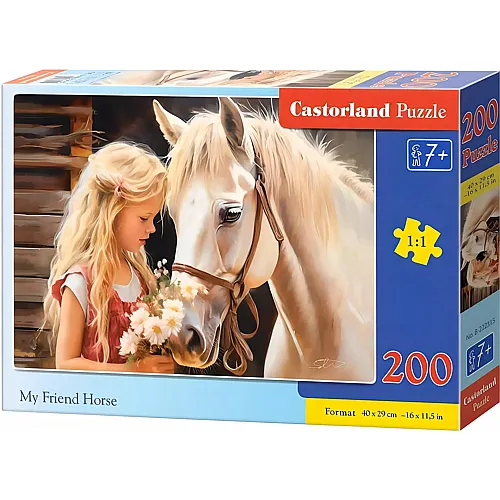 Castorland Puzzle Mein Freund, das Pferd - 200 Teile