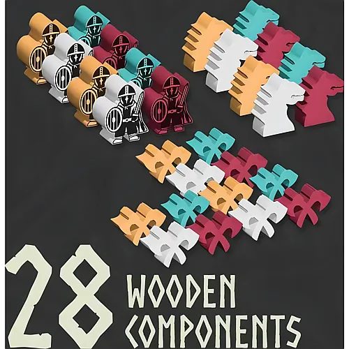 Board Game Circus Norsemen Holzkomponenten (d)