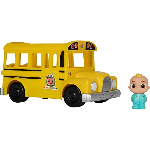 Jazwares CoComelon Coco Mitsing-Bus mit Musik und JJ Spielfigur (EN)
