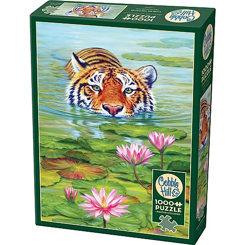 Cobble Hill Puzzle Tiger im Land des Lotus (1000Teile)