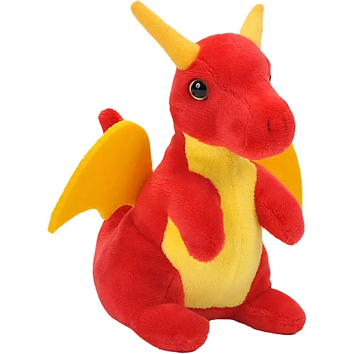 Drache Rot/Gelb 13cm