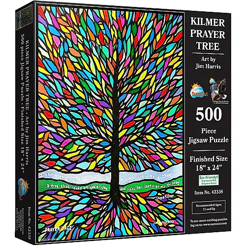 SunsOut Puzzle Jim Harris Kilmer Prayer Tree - 500 Teile