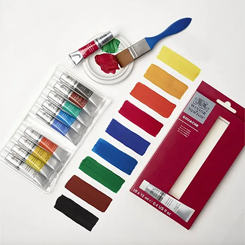 Winsor & Newton W&n Gouache Einsteigerset 10 X 12 ML Tuben