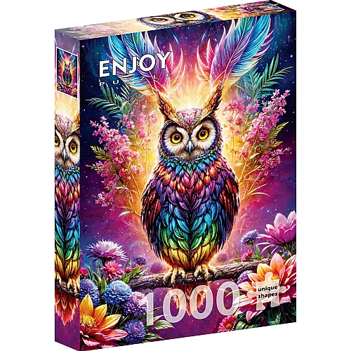 Enjoy Puzzle Neon-Eule - 1000 Teile