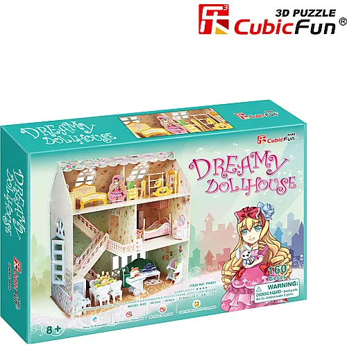Cubic Fun Puzzle 3D Vertr�umtes Puppenhaus - Schwierigkeit : 4/8 - 160 Teile