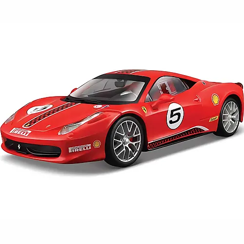 Bburago 1:24 Ferrari R&P 458 Challenge Racing Rot
