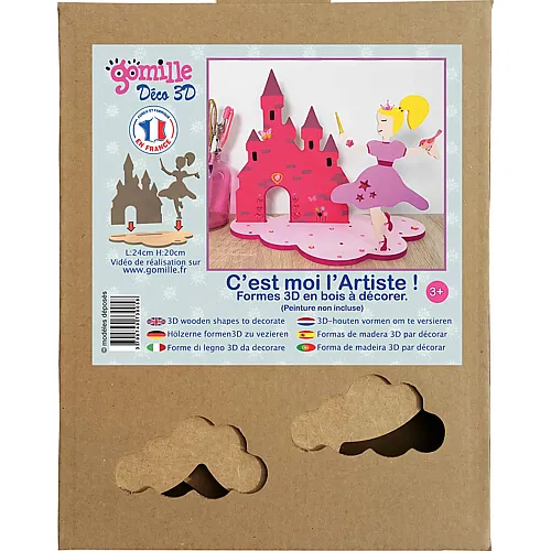 Gomille Fee / Schloss - Deko 3D