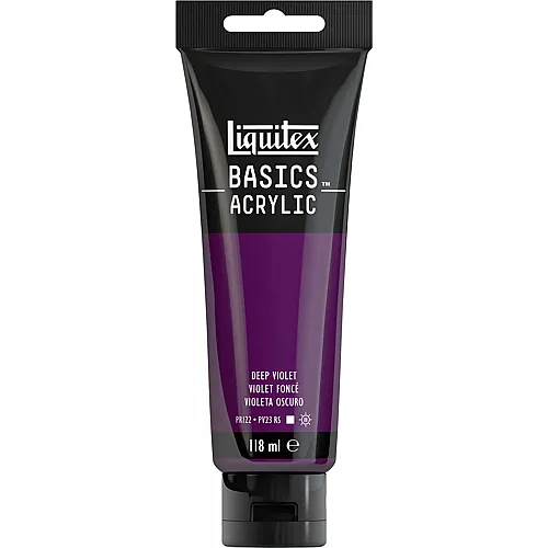 Liquitex Lqx Basics Acrylfarbe 118ml Tube Dunkelviolett