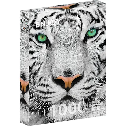 Enjoy Puzzle Weisser sibirischer Tiger - 1000 Teile