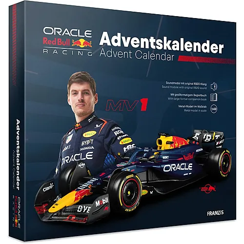 Franzis Modellfahrzeug Adventskalender Oracle Red Bull Racing