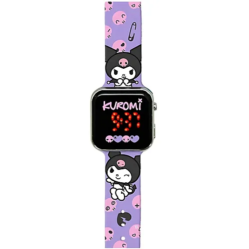 Kids Licensing Kuromi LED Armbanduhr 18x7.5x3cm