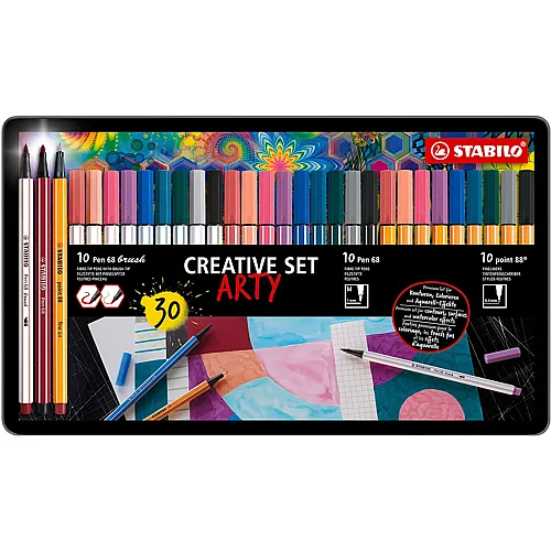 Premium-Filzstift mit Pinselspitze 30Teile