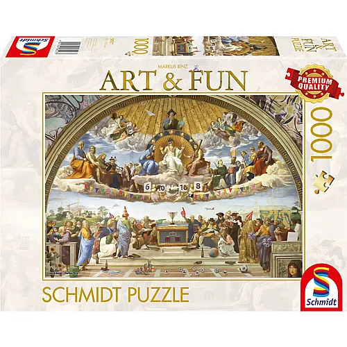 Schmidt Puzzle Art & Fun Disputation des Heiligen Sakraments (1000Teile)