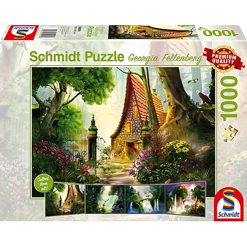 Schmidt Puzzle Georgia Fellenberg Haus auf der Lichtung (1000Teile)