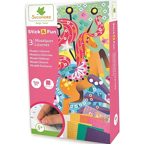 Sycomore Stick'n Fun Mini Mosaique- Licorne (fr-de-it)