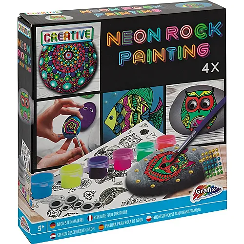 Grafix Neon Rock Painting