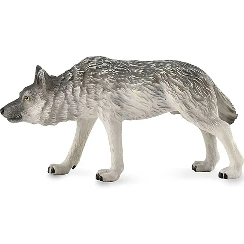 CollectA Wild Life North America Timber Wolf jagend