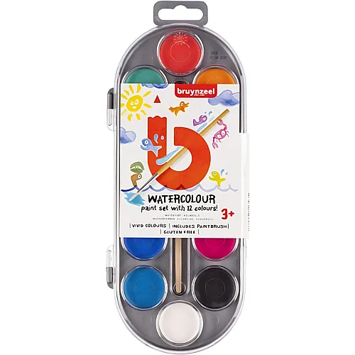 Kinder-Aquarell - 12 Teile